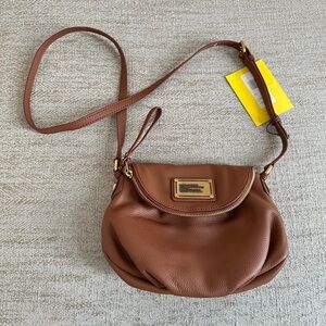 Marc Jacobs Tan Leather Crossbody Bag